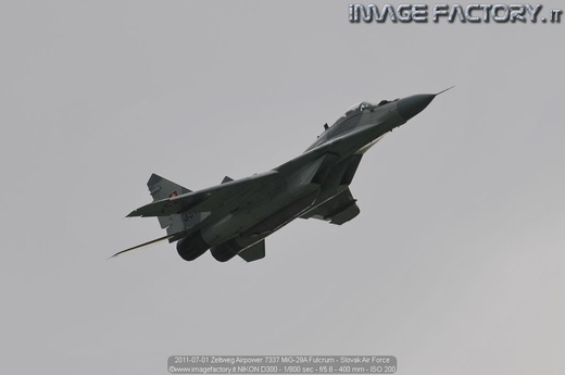 2011-07-01 Zeltweg Airpower 7337 MiG-29A Fulcrum - Slovak Air Force